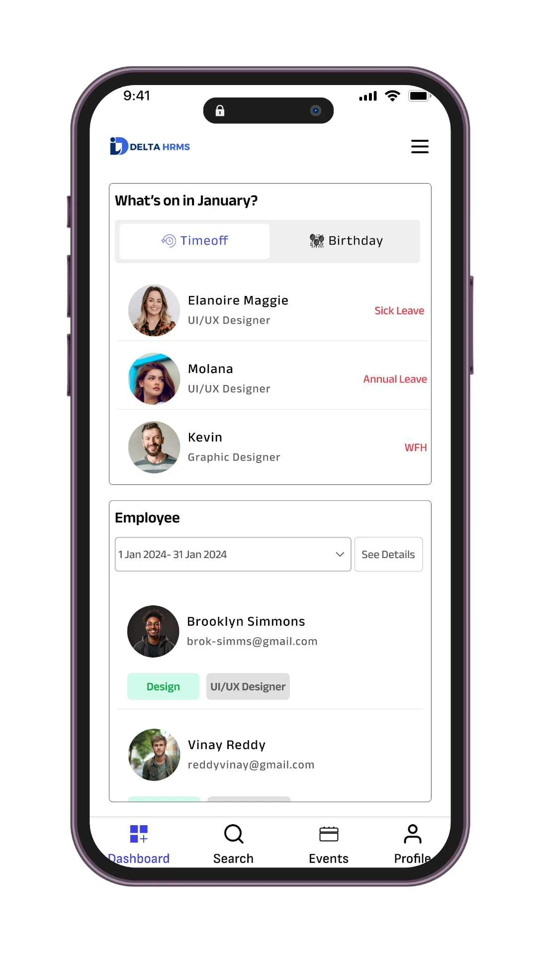 HRMS Mobile App