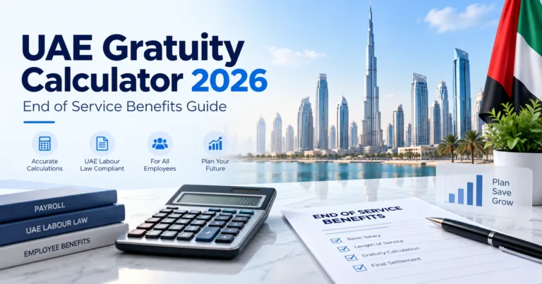 UAE Gratuity Calculator 2026: How to Calculate End of Service Benefits