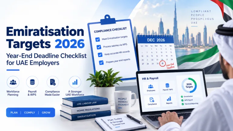 Emiratisation Targets 2026: Year-End Deadline Checklist for UAE Employers